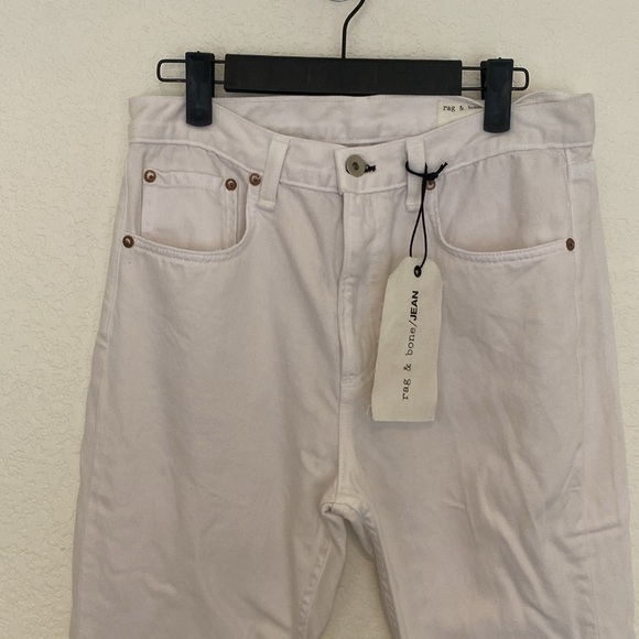 Rag & Bone Marilyn Crop Flare White Distressed NWT - Picture 3 of 11